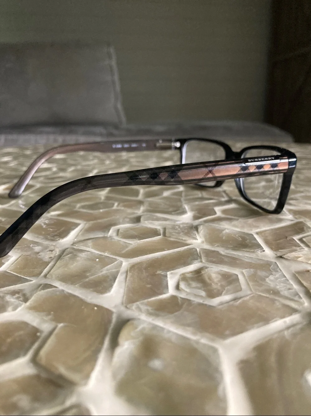 Burberry BE 2086 3001 Rectangular eyeglasses in Black